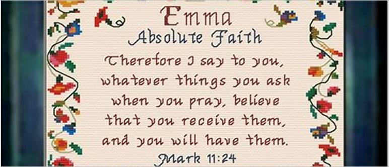 Emma biblical meaning